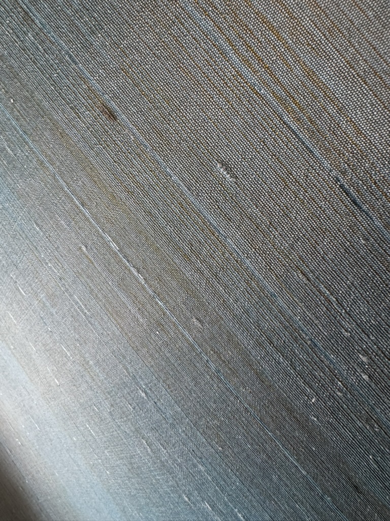Ascend silk texture and natural slubs, close detail